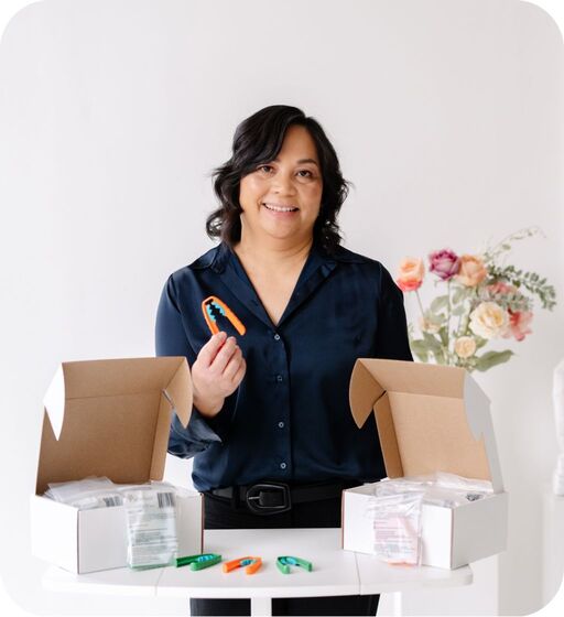 Maria Plummer, RN, the nurse who designed Yewtwist