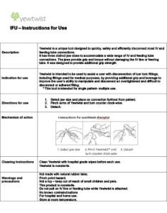 Yewtwist Instructions for Use